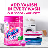 GETIT.QA- Qatar’s Best Online Shopping Website offers VANISH OXI ACTION MULTI POWER STAIN REMOVER 1 KG + 500 G
 at the lowest price in Qatar. Free Shipping & COD Available!