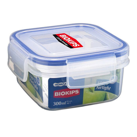 GETIT.QA- Qatar’s Best Online Shopping Website offers KOMAX BIOKIPS AIRTIGHT FOOD CONTAINER-- TRANSPARENT-- 300 ML-- KOM.K0171521 at the lowest price in Qatar. Free Shipping & COD Available!