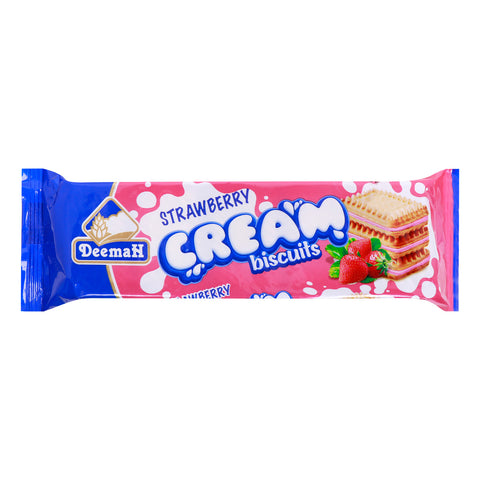 GETIT.QA- Qatar’s Best Online Shopping Website offers DEEMA CREAM BISCT STRAWBRY 68G at the lowest price in Qatar. Free Shipping & COD Available!