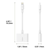 GETIT.QA- Qatar’s Best Online Shopping Website offers BELKIN 3.5 MM AUDIO &AMP; CHARGE ROCKSTAR IPHONE ADAPTER, F8J212BTWHT at the lowest price in Qatar. Free Shipping & COD Available!