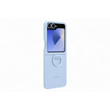 GETIT.QA- Qatar’s Best Online Shopping Website offers SAMSUNG Z FLIP 6 SILICONE CASE WITH RING, BLUE, EF-PF741TLEGWW at the lowest price in Qatar. Free Shipping & COD Available!