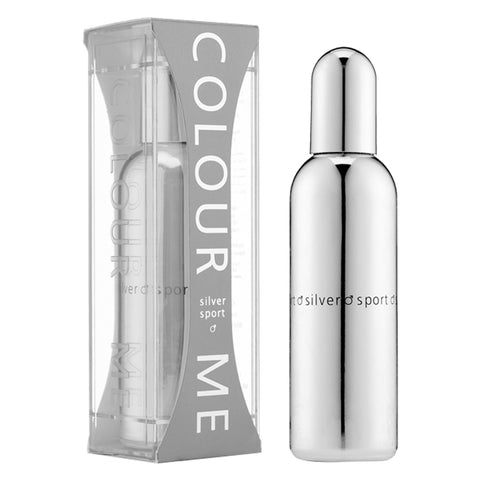 GETIT.QA- Qatar’s Best Online Shopping Website offers COLOUR ME SILVER SPORT EAU DE TOILETTE FOR MEN 90 ML at the lowest price in Qatar. Free Shipping & COD Available!