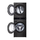 GETIT.QA- Qatar’s Best Online Shopping Website offers LG 27" WASH TOWER, 19/16 KG, 1100 RPM, BLACK STEEL, W1S1CVK2EHM at the lowest price in Qatar. Free Shipping & COD Available!