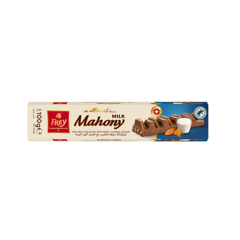 GETIT.QA- Qatar’s Best Online Shopping Website offers FREY MAHONY MILK CHOCOLATE BAR-- 100 G at the lowest price in Qatar. Free Shipping & COD Available!