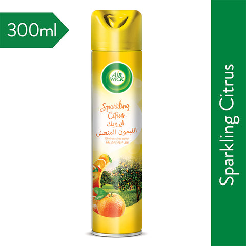 GETIT.QA- Qatar’s Best Online Shopping Website offers AIRWICK SPARKLING CITRUS AEROSOL EASY TO USE AIR FRESHENER 300 ML at the lowest price in Qatar. Free Shipping & COD Available!