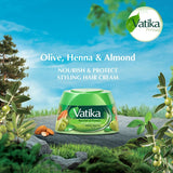 GETIT.QA- Qatar’s Best Online Shopping Website offers VATIKA NOURISH & PROTECT STYLING HAIR CREAM OLIVE HENNA & ALMOND 210 ML at the lowest price in Qatar. Free Shipping & COD Available!