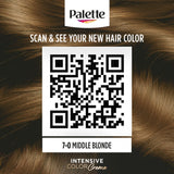 GETIT.QA- Qatar’s Best Online Shopping Website offers PALETTE INTENSIVE COLOR CREME 7-0 MEDIUM BLONDE 1 PKT at the lowest price in Qatar. Free Shipping & COD Available!