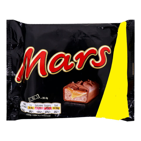 GETIT.QA- Qatar’s Best Online Shopping Website offers MARS CHOCOLATE BARS 3 X 39.4G at the lowest price in Qatar. Free Shipping & COD Available!