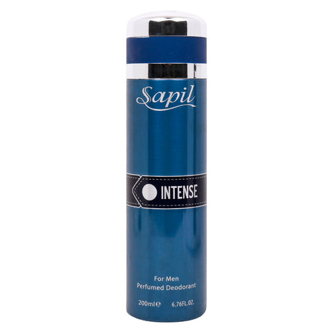 GETIT.QA- Qatar’s Best Online Shopping Website offers SAPIL INTENSE PERFUMED DEODORANT SPRAY FOR MEN 200 ML at the lowest price in Qatar. Free Shipping & COD Available!