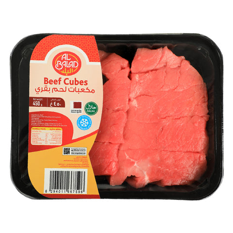 GETIT.QA- Qatar’s Best Online Shopping Website offers AL BALAD BEEF CUBES 450 G at the lowest price in Qatar. Free Shipping & COD Available!