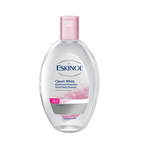 GETIT.QA- Qatar’s Best Online Shopping Website offers ESKINOL BLACKHEAD ELIMINATING CLASSIC WHITE DEEP FACIAL CLEANSER-- 225 ML at the lowest price in Qatar. Free Shipping & COD Available!