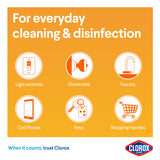 GETIT.QA- Qatar’s Best Online Shopping Website offers CLOROX DISINFECTING WET WIPES CRISP LEMON 75 PCS
 at the lowest price in Qatar. Free Shipping & COD Available!