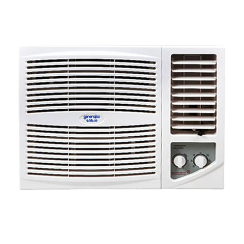 GETIT.QA- Qatar’s Best Online Shopping Website offers GENERALCO WINDOW AIR CONDITIONER WITH PISTON COMPRESSOR, 1.5 TON, AWT2F-18CM at the lowest price in Qatar. Free Shipping & COD Available!