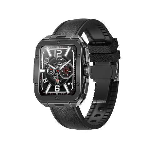 GETIT.QA- Qatar’s Best Online Shopping Website offers SWISS MILITARY SMART WATCH ALPS2,SILVER FRAME AND BLACK LEATHERSTRAP,SQUARE FACE at the lowest price in Qatar. Free Shipping & COD Available!