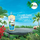 GETIT.QA- Qatar’s Best Online Shopping Website offers VATIKA NATURALS COCONUT ENRICHED HAIR OIL VOLUME & THICKNESS 300 ML at the lowest price in Qatar. Free Shipping & COD Available!