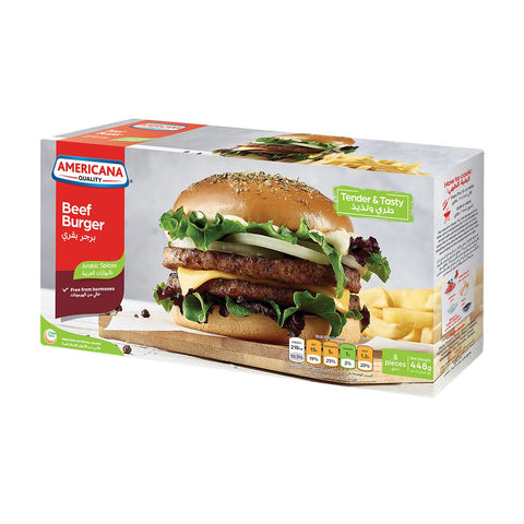 GETIT.QA- Qatar’s Best Online Shopping Website offers AMERICANA ARABIC SPICES BEEF BURGER 448 G at the lowest price in Qatar. Free Shipping & COD Available!