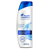 GETIT.QA- Qatar’s Best Online Shopping Website offers HEAD & SHOULDERS CLASSIC CLEAN ANTI-DANDRUFF SHAMPOO FOR NORMAL HAIR 200 ML at the lowest price in Qatar. Free Shipping & COD Available!