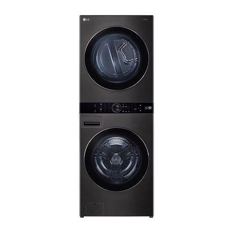 GETIT.QA- Qatar’s Best Online Shopping Website offers LG 27" WASH TOWER, 19/16 KG, 1100 RPM, BLACK STEEL, W1S1CVK2EHM at the lowest price in Qatar. Free Shipping & COD Available!