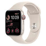 GETIT.QA- Qatar’s Best Online Shopping Website offers APPLE WATCH SE (2ND GENERATION) GPS + CELLULAR, 44 MM, STARLIGHT ALUMINIUM CASE WITH STARLIGHT SPORT BAND, REGULAR at the lowest price in Qatar. Free Shipping & COD Available!