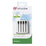 GETIT.QA- Qatar’s Best Online Shopping Website offers CELLULAR LINE WORLD TRAVEL ADAPTER WTA at the lowest price in Qatar. Free Shipping & COD Available!