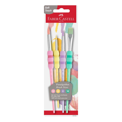 GETIT.QA- Qatar’s Best Online Shopping Website offers FABER-CASTELL GRIP PAINT BRUSH, 4 PCS, 481620 at the lowest price in Qatar. Free Shipping & COD Available!