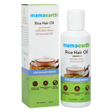 GETIT.QA- Qatar’s Best Online Shopping Website offers MAMAEARTH RICE BRAN & COCONUT HAIR OIL 150 ML at the lowest price in Qatar. Free Shipping & COD Available!