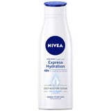 GETIT.QA- Qatar’s Best Online Shopping Website offers NIVEA BODY LOTION EXPRESS HYDRATION NORMAL & DRY SKIN 250 ML at the lowest price in Qatar. Free Shipping & COD Available!