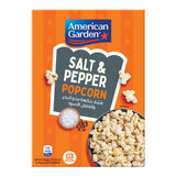 GETIT.QA- Qatar’s Best Online Shopping Website offers AMERICAN GARDEN GLUTEN FREE MICROWAVE SEA SALT & PEPPER POPCORN 273 G at the lowest price in Qatar. Free Shipping & COD Available!