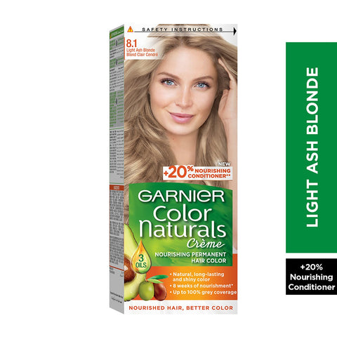 GETIT.QA- Qatar’s Best Online Shopping Website offers GARNIER COLOR NATURALS 8.1 LIGHT ASH BLONDE 1 PKT at the lowest price in Qatar. Free Shipping & COD Available!