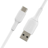 GETIT.QA- Qatar’s Best Online Shopping Website offers BELKIN BOOST CHARGE USB-C TO USB-A CABLE, WHITE, 1 M, CAB001BT at the lowest price in Qatar. Free Shipping & COD Available!