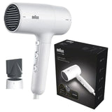 GETIT.QA- Qatar’s Best Online Shopping Website offers BRAUN HAIR DRYER, 2100W, WHITE, HD210SDE at the lowest price in Qatar. Free Shipping & COD Available!