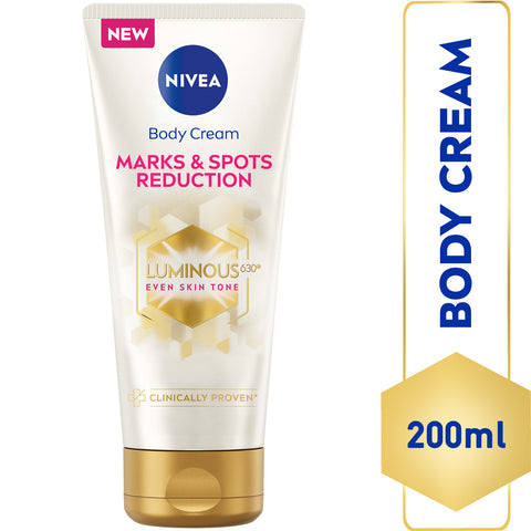 GETIT.QA- Qatar’s Best Online Shopping Website offers NIVEA LUMINOUS 630 BODY CREAM MARKS & SPOT REDUCTION 200 ML at the lowest price in Qatar. Free Shipping & COD Available!