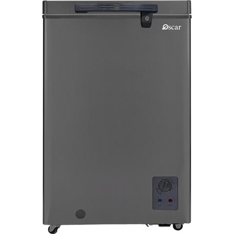 GETIT.QA- Qatar’s Best Online Shopping Website offers OSCAR SINGLE DOOR CHEST FREEZER, 100L, DARK GRAY, OCF120L-DG at the lowest price in Qatar. Free Shipping & COD Available!