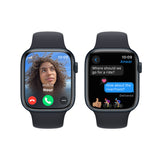 GETIT.QA- Qatar’s Best Online Shopping Website offers APPLE WATCH SERIES 9 GPS + CELLULAR, MIDNIGHT ALUMINIUM CASE WITH MIDNIGHT SPORT BAND, 41MM, M/L, MRHT3QA/A at the lowest price in Qatar. Free Shipping & COD Available!