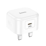 GETIT.QA- Qatar’s Best Online Shopping Website offers HOCO SINGLE PORT SUPER FAST WALL CHARGER, 20W, WHITE, C91B-PD at the lowest price in Qatar. Free Shipping & COD Available!