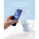 GETIT.QA- Qatar’s Best Online Shopping Website offers ANKER 623 MAGGO MAGNETIC WIRELESS CHARGER, MISTY BLUE, B2568231 at the lowest price in Qatar. Free Shipping & COD Available!