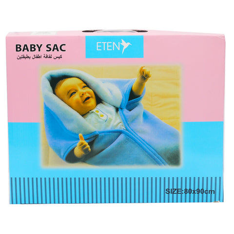 GETIT.QA- Qatar’s Best Online Shopping Website offers ETEN BABY SAC DOUBLE LAYER 80 X 90CM ASSORTED at the lowest price in Qatar. Free Shipping & COD Available!