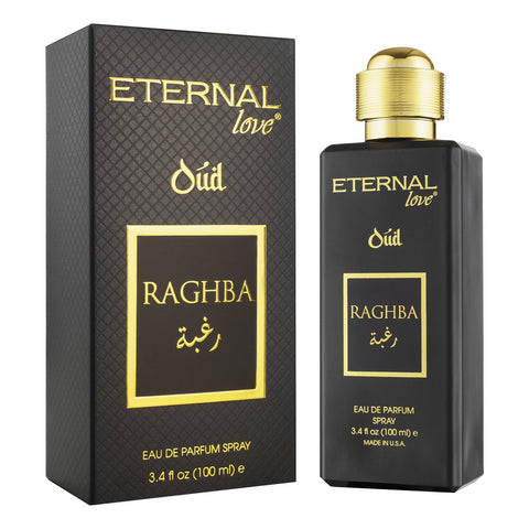 GETIT.QA- Qatar’s Best Online Shopping Website offers ETERNAL LOVE EDP SPRAY OUD RAGHBA 100 ML at the lowest price in Qatar. Free Shipping & COD Available!