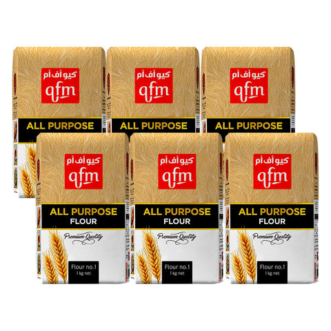 GETIT.QA- Qatar’s Best Online Shopping Website offers QFM PREM.A/P FLOUR#1 1KG 6S PO at the lowest price in Qatar. Free Shipping & COD Available!