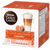 GETIT.QA- Qatar’s Best Online Shopping Website offers NESCAFE DOLCE GUSTO CARAMEL LATTE MACCHIATO COFFEE 16PCS at the lowest price in Qatar. Free Shipping & COD Available!