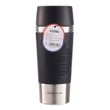 GETIT.QA- Qatar’s Best Online Shopping Website offers SPEED DOUBLE WALL STAINLESS STEEL VACUUM BOTTLE WITH SILICON-- 420 ML-- BLACK-- 8067 at the lowest price in Qatar. Free Shipping & COD Available!