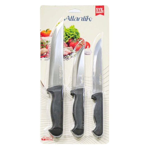 GETIT.QA- Qatar’s Best Online Shopping Website offers PIRGE STAINLESS STEEL KNIFE SET 3PCS 61056 at the lowest price in Qatar. Free Shipping & COD Available!