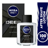 GETIT.QA- Qatar’s Best Online Shopping Website offers NIVEA MEN AFTER SHAVE LOTION DEEP BLACK CARBON 100 ML at the lowest price in Qatar. Free Shipping & COD Available!