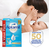GETIT.QA- Qatar’s Best Online Shopping Website offers APTAMIL ADVANCE JUNIOR STAGE 3 GROWING UP FORMULA VANILLA FLAVOUR FROM 1-3 YEARS 1.2 KG at the lowest price in Qatar. Free Shipping & COD Available!