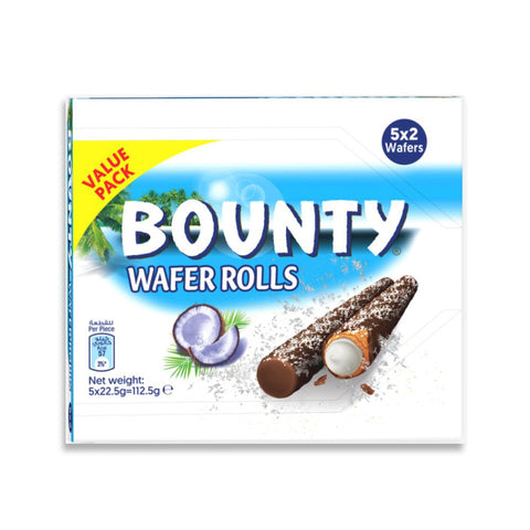 GETIT.QA- Qatar’s Best Online Shopping Website offers BOUNTY WAFER ROLLS 112.5G at the lowest price in Qatar. Free Shipping & COD Available!