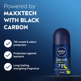 GETIT.QA- Qatar’s Best Online Shopping Website offers NIVEA DEEP EXTREME MAXXTECH ANTI-PERSPIRANT ROLL-ON FOR MEN 50 ML at the lowest price in Qatar. Free Shipping & COD Available!