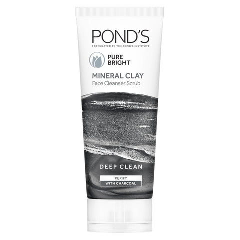 GETIT.QA- Qatar’s Best Online Shopping Website offers POND'S PURE BRIGHT MINERAL CLAY FACE CLEANSER SCRUB 90 G at the lowest price in Qatar. Free Shipping & COD Available!