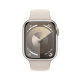 GETIT.QA- Qatar’s Best Online Shopping Website offers APPLE WATCH SERIES 9 GPS + CELLULAR, STARLIGHT ALUMINIUM CASE WITH STARLIGHT SPORT BAND, 41 MM, M/L, MRHP3QA/A at the lowest price in Qatar. Free Shipping & COD Available!