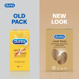 GETIT.QA- Qatar’s Best Online Shopping Website offers DUREX REAL FEEL CONDOM 20 PCS at the lowest price in Qatar. Free Shipping & COD Available!