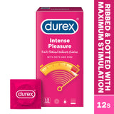 GETIT.QA- Qatar’s Best Online Shopping Website offers DUREX INTENSE PLEASURE CONDOM 12 PCS at the lowest price in Qatar. Free Shipping & COD Available!